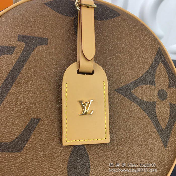 路易威登LV女包 頂級原單 M52294大花 BOITE CHAPEAU手袋 Monogram塗層帆布 肩背斜挎包  ydh2626